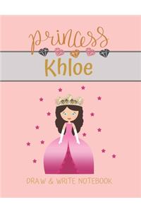 Princess Khloe Draw & Write Notebook