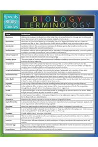 Biology Terminology (Speedy Study Guide)