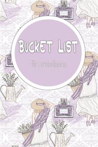 Bucket List für Freundinnen