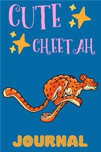 Cute Cheetah Journal