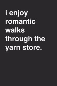 Yarn Store Lover Funny Minimalist 120 Page Notebook Lined Journal