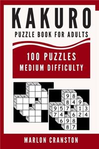 Kakuro Puzzle Book For Adults