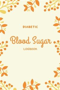 Diabetic Blood Sugar Logbook