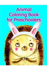 Animal Coloring Book for Preschoolers