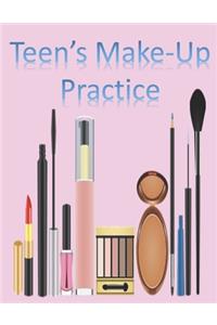 Teen's Make-Up Practice