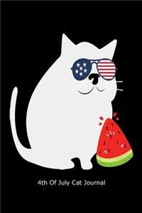 4th Of July Cat Journal