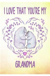 I Love That You're My Grandma Keepsake Journal Sheep