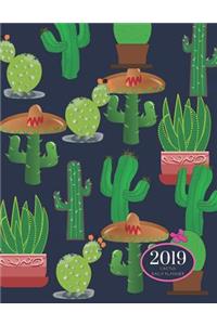 2019 Cactus Daily Planner