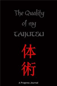 The Quality of My Taijutsu: A Progress Journal