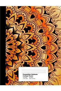 Composition Notebook College Ruled 7.44 X 9.69 Inches 100 Sheets / 200 Pages