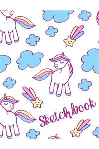 Unicorns and Clouds Sketchbook