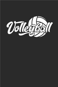 Volleyball: Notizbuch Für Volleyball Spieler Notebook Journal 6x9 Lined