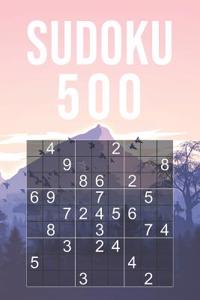 500 SUDOKU RÄTSEL - 9x9 leicht