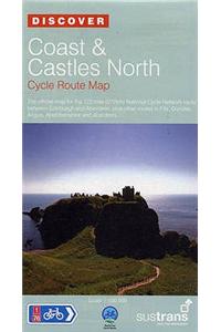 Coast and Castles North - Sustrans Cycle Routes Map