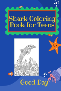 Shark Coloring Book for Teens