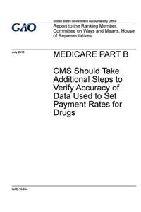 Medicare Part B, CMS should take additional steps to verify accuracy of data used to set payment rates for drugs