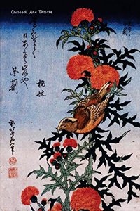 Crossbill and Thistle: Katsushika Hokusai; Lined Notebook / Work Book / Planner / Journal / Diary