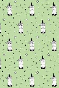 Journal Notebook Cute Little Unicorns Pattern 3