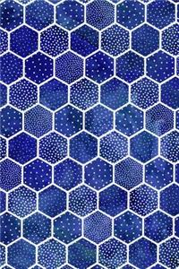 Journal Notebook Polka Dots and Hexagons Pattern 12