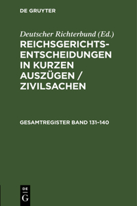 Gesamtregister Band 131-140