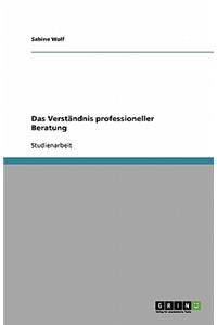 Das Verständnis professioneller Beratung
