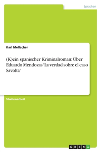 (K)ein spanischer Kriminalroman