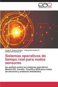 Sistemas operativos de tiempo real para nodos sensores
