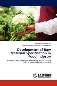 Development of Raw Materials Specification in Food Industry