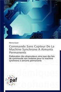 Commande Sans Capteur de la Machine Synchrone a Aimants Permanents