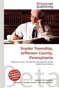 Snyder Township, Jefferson County, Pennsylvania