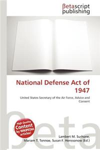 National Defense Act of 1947