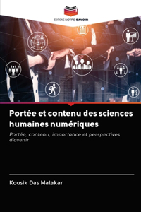 Portée et contenu des sciences humaines numériques