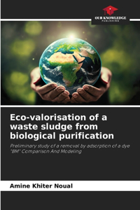 Eco-valorisation of a waste sludge from biological purification