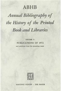 ABHB Annual Bibliography of the History of the Printed Book and Libraries