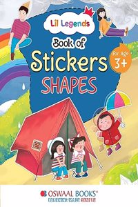 Oswaal Lil Legends Book of Stickers For Kids, Age 3+, To learn about Shapes