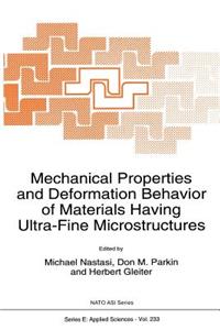 Mechanical Properties and Deformation Behavior of Materials Having Ultra-Fine Microstructures