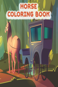 Horse coloring book