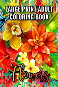 Large Print Adult Coloring Book