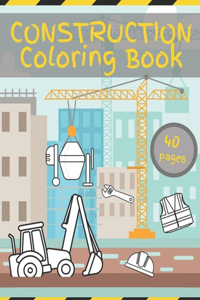 Construction Coloring Book