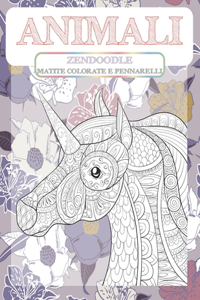 Zendoodle - Matite colorate e pennarelli - Animali
