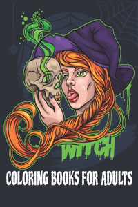 Witch Coloring Book for Adults
