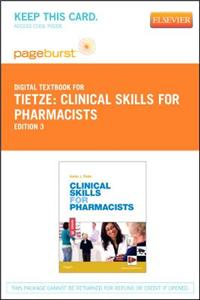 Clinical Skills for Pharmacists - Elsevier eBook on Vitalsource (Retail Access Card)