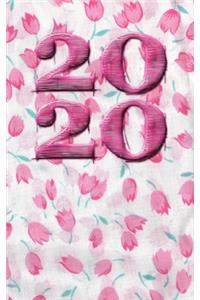2020 Pink Flowers Journal