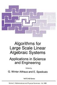 Algorithms for Large Scale Linear Algebraic Systems: