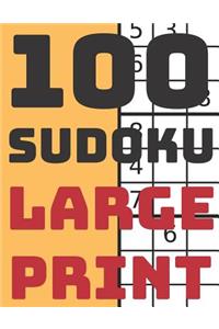 100 Sudoku Large Print