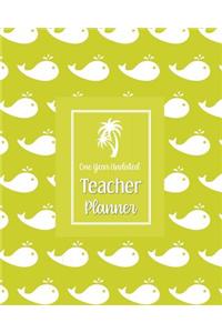 One Year Undated Teacher Planner