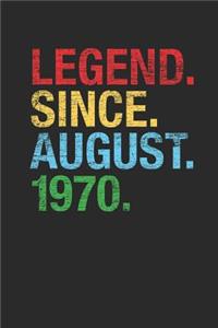 Legend Since August 1970