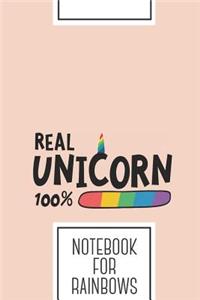 Notebook for rainbows