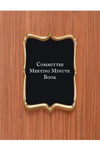 Committee Meeting Minute Book