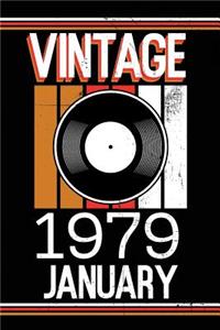 Vintage 1979 January